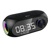 Kisonli Rgb Speaker Alarm Clock Bluetooth 5.0 Tf-Card For Mobile LP-2s